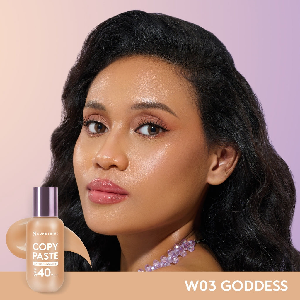 SOMETHINC [2 PCS] One Piece Limited Edition SEAMLESS & BLEND (Copy Paste Tinted Sunscreen, Harpy Blender One Piecec Limited Edition)