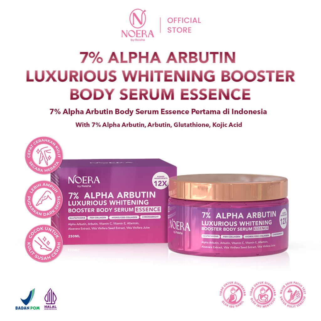 Noera 7% ALPHA ARBUTIN Luxurious Whitening Booster Body Serum Essence