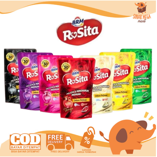 BRM Rosita Pengharum Laundry Pelicin Setrika Refill 800ML