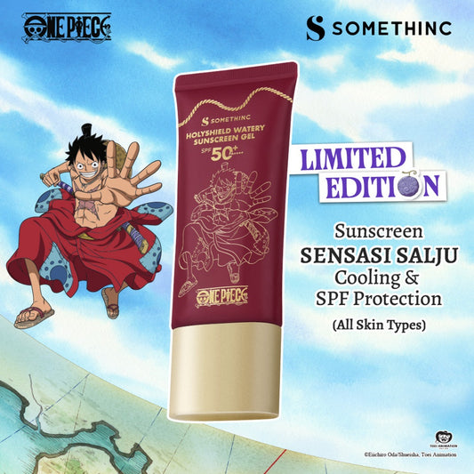 [In Vivo & In Vitro Certified] [TASYA FARASYA APPROVED] SOMETHINC Holyshield! UV Watery Sunscreen Gel SPF 50+ PA++++ - Physical Sunscreen, Sunscreen untuk Kulit Berminnyak, Mudah Menyerap, No Whitecast & Tidak Lengket