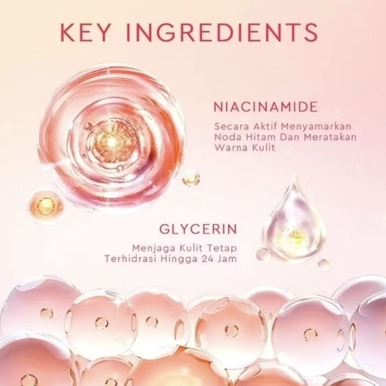 Glad2Glow Overnight Bright Serum Tubuh 180 ml