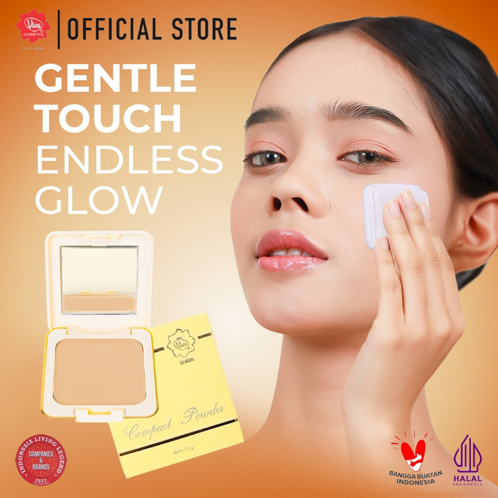Viva Queen Compact Powder (tersedia 3 varian warna)