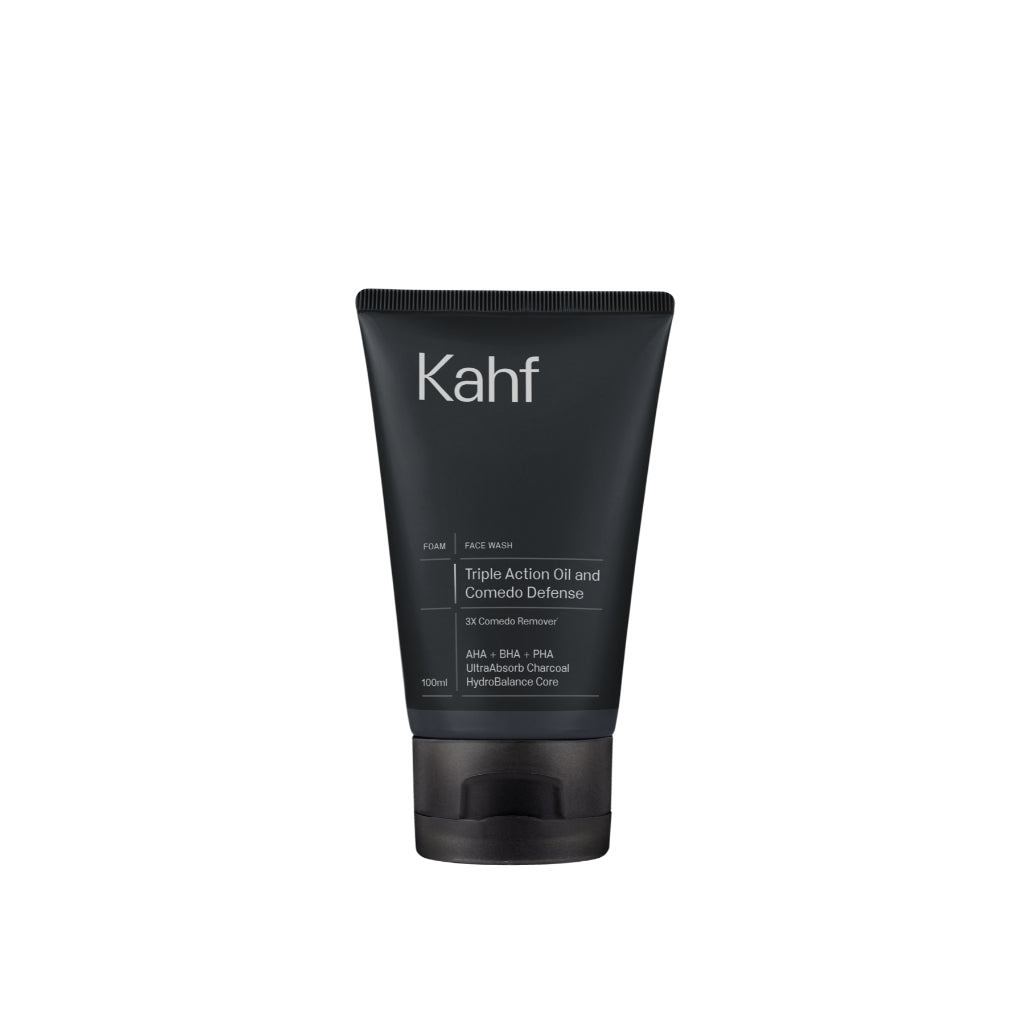 NEW LOOK BETTER FORMULA! Kahf Face Wash Skin Energizing and Brightening 100 ml - Sabun Cuci Muka Pria untuk Membantu Mencerahkan Wajah - Suitable for Daily Use