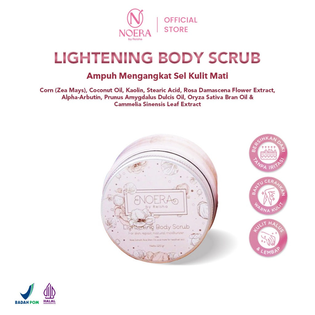 Noera 2 Pcs Lightening Body Scrub