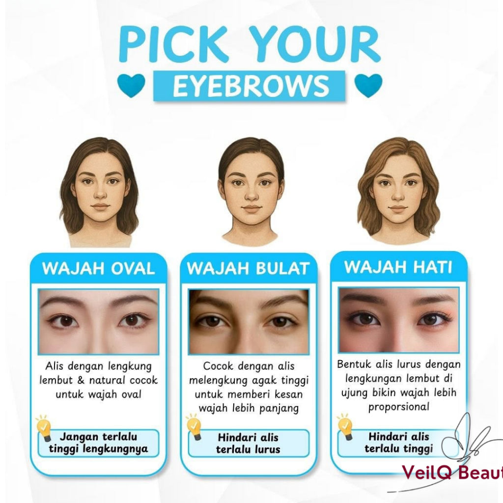 QL Eye Mascara Dramatic Eyeliner Eyebrow Waterproof Pencil Curling 2 Steps