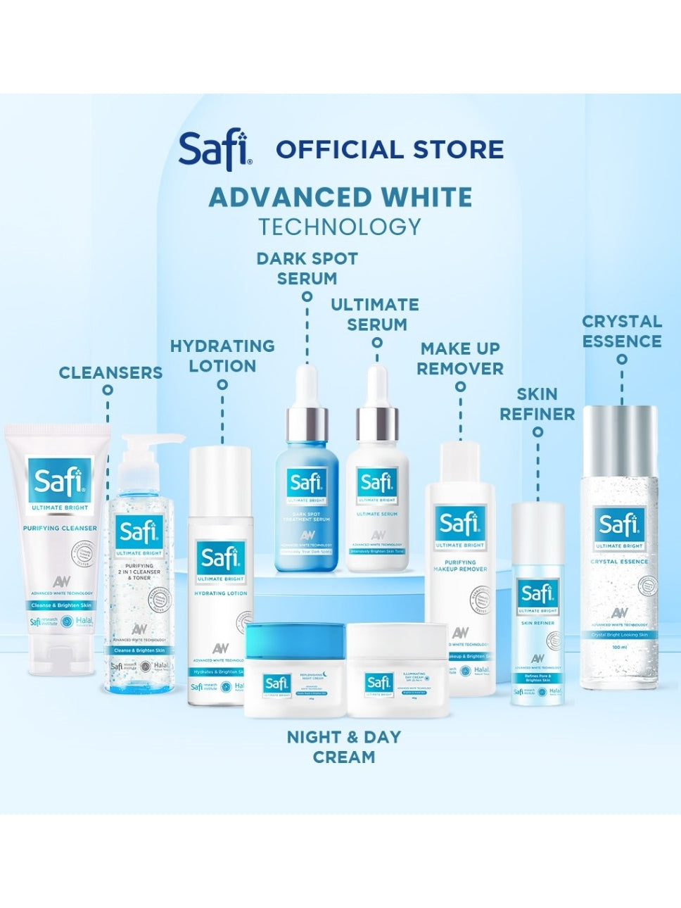 Safi Ultimate Bright Brightening Illuminating Day Cream SPF15PA++ 25gr - Day Cream