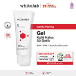 Whitelab Gentle Peeling Gel - Gel Pengangkat Sel Kulit Mati Kulit Normal, Kering, Sensitif untuk Kulit Halus, Lembap, dan Cerah dengan AHA PHA [BPOM]