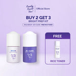 [BUY 2 GET 3] Finally Found You! BrightPrep Kit FREE Rice Toner 100mL: RICE+ BRIGHT & GLOW SERUM & SOY CLEAR Brightening & Dark Spot Serum 20ml