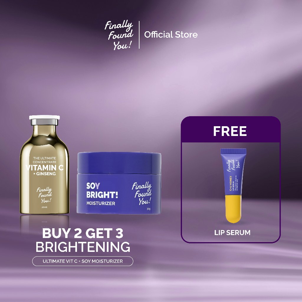 The Ultimate Concentrate Vitamin C + Ginseng 20mL | Brightening & Dark Spot Serum untuk mencerahkan kulit dan meratakan warna kulit