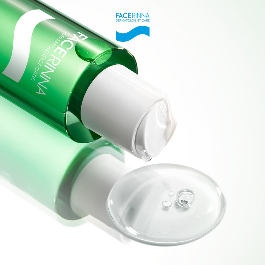 FACERINNA Salicylic Acid Acne Toner 100 ml | Centella Acne Calming Toner Wajah Pore Refining Oil Control Anti-Acne | Acne Jerawat untuk Mengontrol Minyak & Meredakan Kemerahan Acne Treatment Gentle Exfoliating Exfoliasi Wajah Clarify & Refine Pores