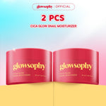 [NEW LAUNCH] Glowsophy Cica Glow Snail Moisturizer - Melembabkan kulit wajah, slimy-textured moisturizer, Membantu menenangkan kulit wajah , Mencerahkan wajah