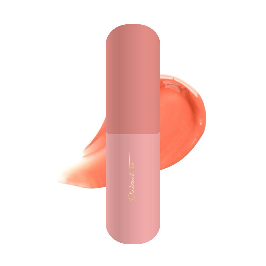 Jolly Tint PinkRoulette - Lip Tint Stain with Serum | Liptint Pigmented, Liptint Tahan Lama up to 12 Jam | Liptint PinkRoulette