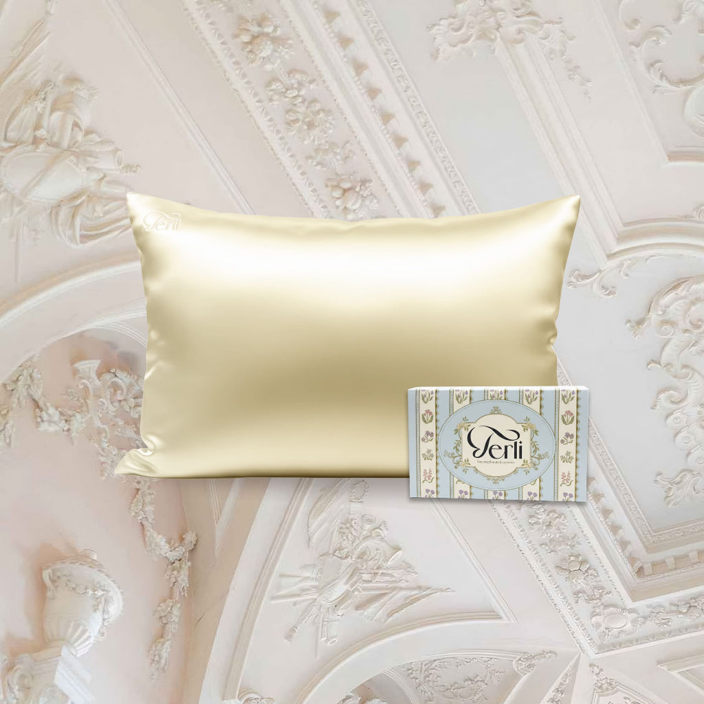 Sarung Bantal PREMIUM Satin Silk Terli Beauty Satin Silk Pillowcase Adem Halus Anti Jerawat Beauty Boost Pillowcase