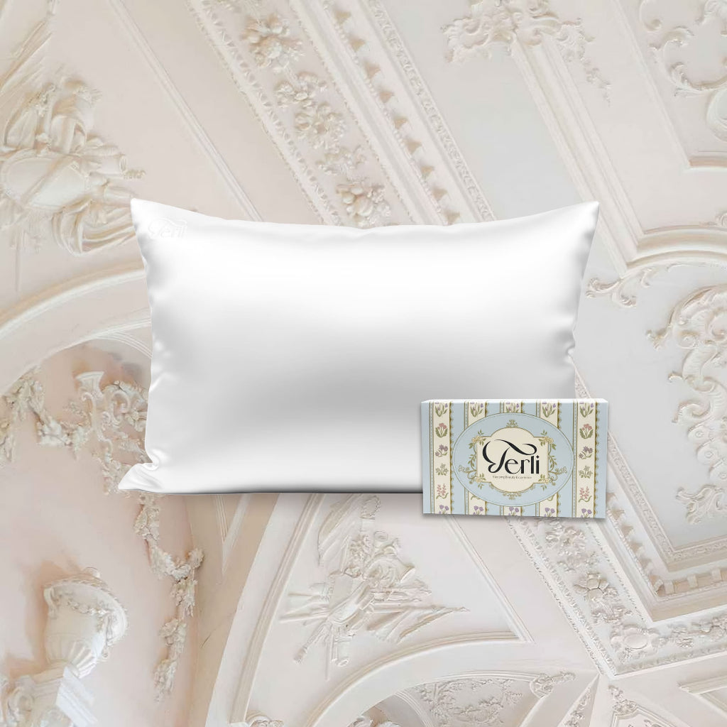 Sarung Bantal PREMIUM Satin Silk Terli Beauty (Standar Size)