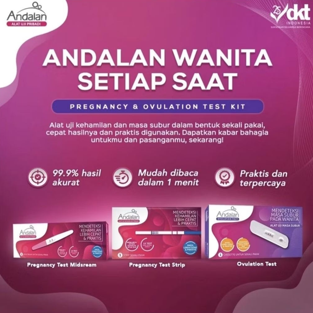 Andalan Strip Uji Kehamilan