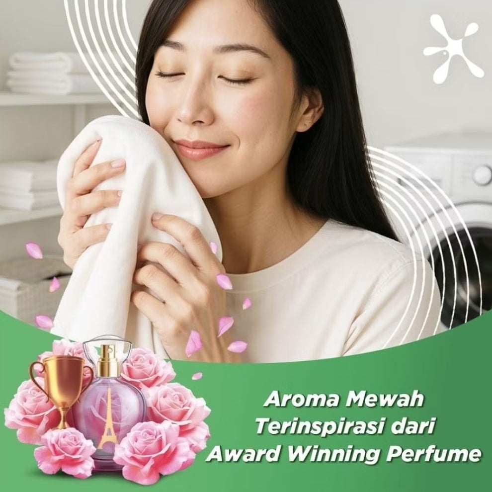 Rinso Anti Noda Molto Deterjen Cair + Pelembut Pakaian Refill 700 ml