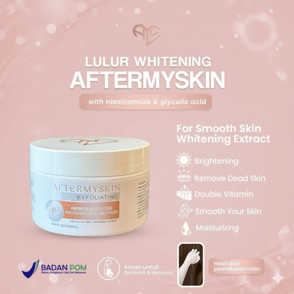 AFTERMYSKIN - Afterskin Bundling Sabun + Lulur | Bodycare Happy Asmara