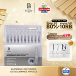 PREMIERE BEAUTE New Formula New Booster  Activation 10%  Niacinamide Whitening Ampoule 10x1.5ml 2% ALPHA-ARBUTIN Effectively Whiten Facial Serum & Essence  BPOM