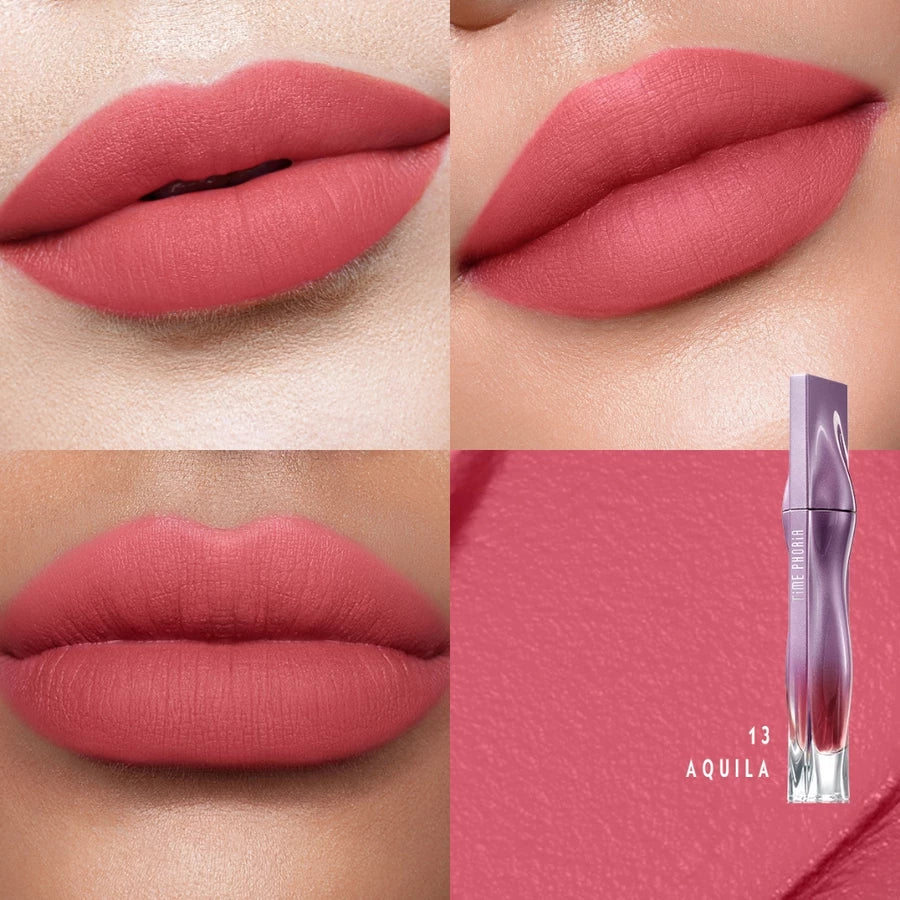 Lipstick TIME PHORIA - TASYA FARASYA APPROVED Nebula Velvet Lip Cream 4ML ORIGINAL Liptint Waterproof Tahan Lama Lip Stain Lipgloss Lipstik