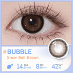 UYAAI softlens 14.5MM Minus 0.00 s/d -6.00 Mata Korea seri Snow Ball Sepasang LENSA KONTAK  6Bulan