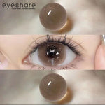 Eyeshare Softlens Minus Aurora Brown 14.2mm 1Pasang Brown Lensa Kontak Soflen