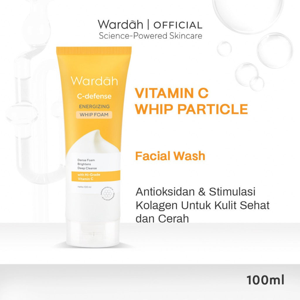 WARDAH Face Wash All Series Acnederm C Defense Lightening Perfect Bright Nature Daily Crystal Secret Renew You Hydra Rose NMF Amino Gel Cleanser Skincare