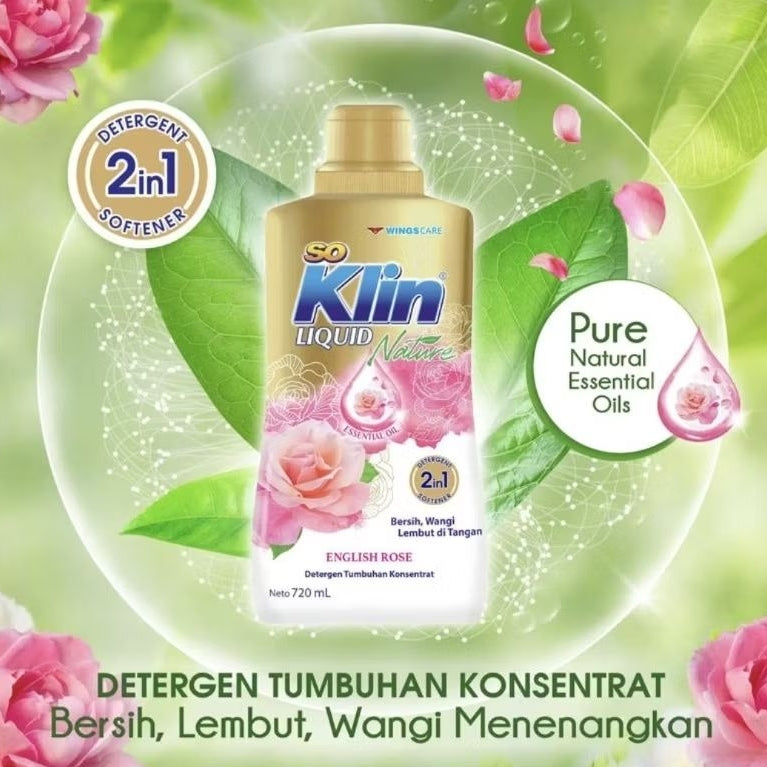 So Klin Deterjen Cair 720 Ml Wangi Tahan Lama