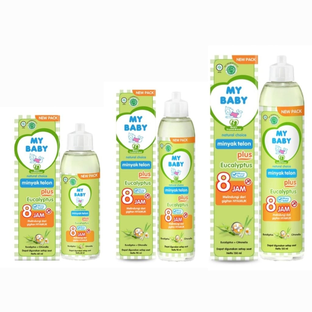 My Baby Minyak Telon Plus Eucalyptus 60 ml 90 ml 150 ml