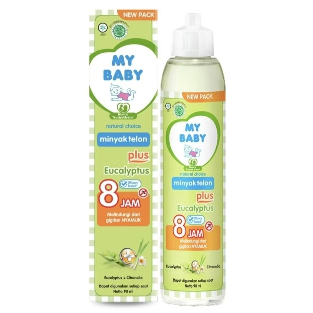 My Baby Minyak Telon Plus Eucalyptus 60 ml 90 ml 150 ml