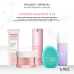 Paket Skincare Wardah Isi 5 pcs - Face Wash, Toner, Moisturizer Gel, Serum, & Sunscreen Paket Solusi Masalah Kulit - Skincare