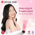Viva White Waterdrop Sleeping Mask with Collagen, Aloe Vera Gel, Extract Spirulina & Licorice - 80gr