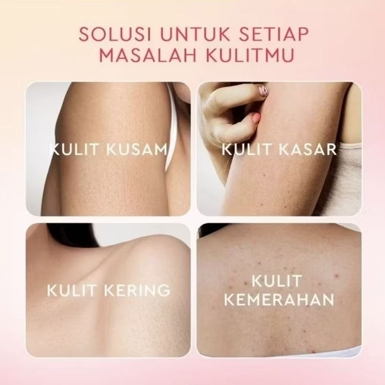 Glad2Glow Overnight Bright Serum Tubuh 180 ml