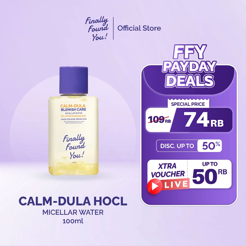 Finally Found You! Calm-Dula HOCL Micellar Water 100ml & 300ml