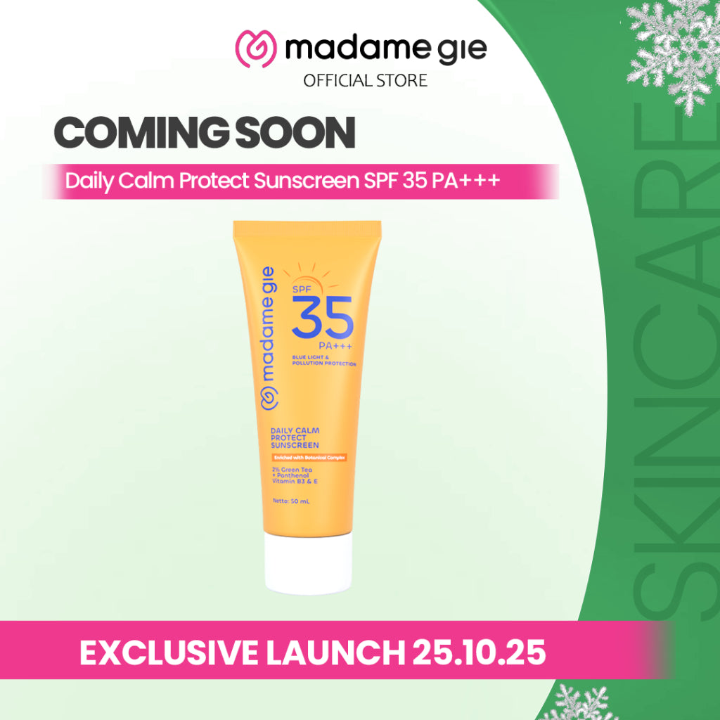 [GRATIS SUNSCREEN 20ML] [COMING BACK] Madame Gie Protect Me Sunscreen SPF 30 PA +++ 50ml With Calendula - Skincare Sunblock