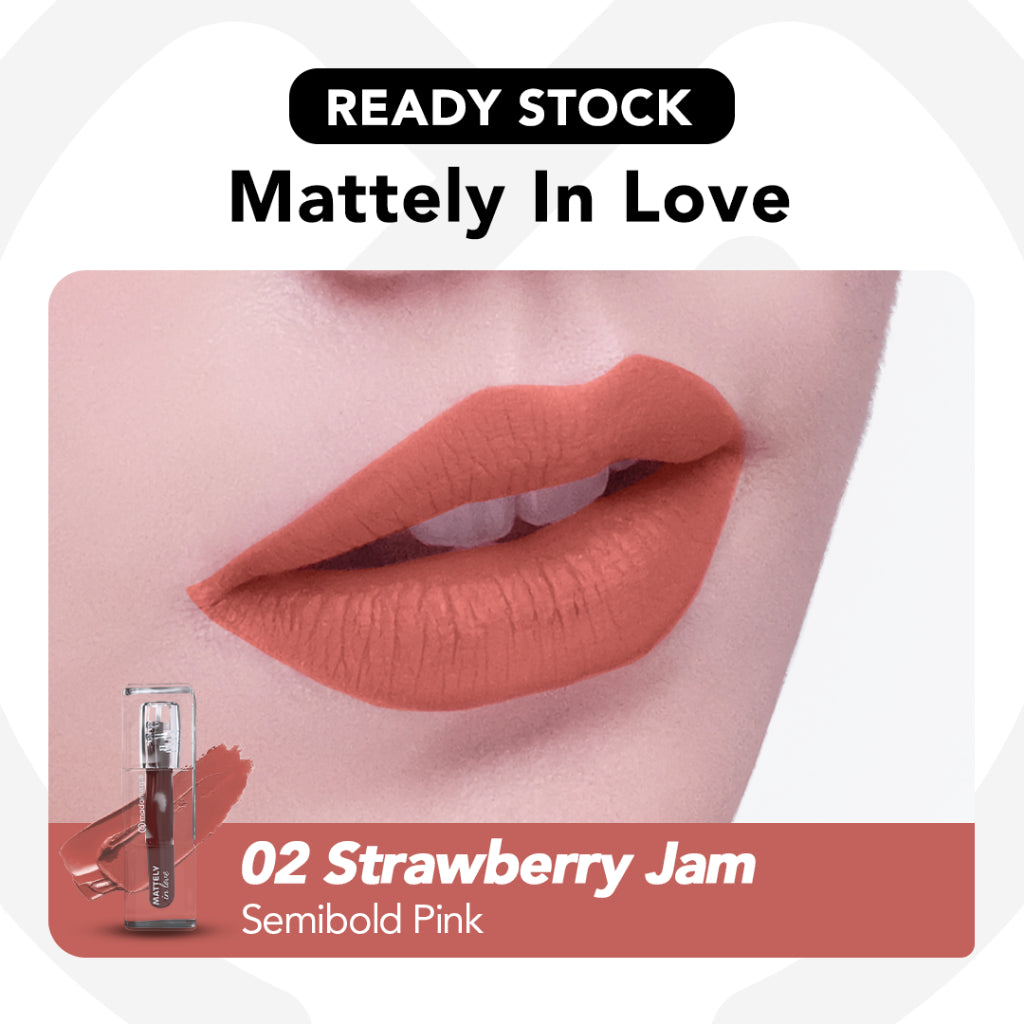 [LS] [NEW LAUNCH] Madame Gie Mattely In Love Lip Matte - MakeUp Lipmatte | Lip Matte Transferproof & Lightweight Comfort | Soft Matte Finish | Lip Matte Lembap Tahan Lama & Non-Sticky