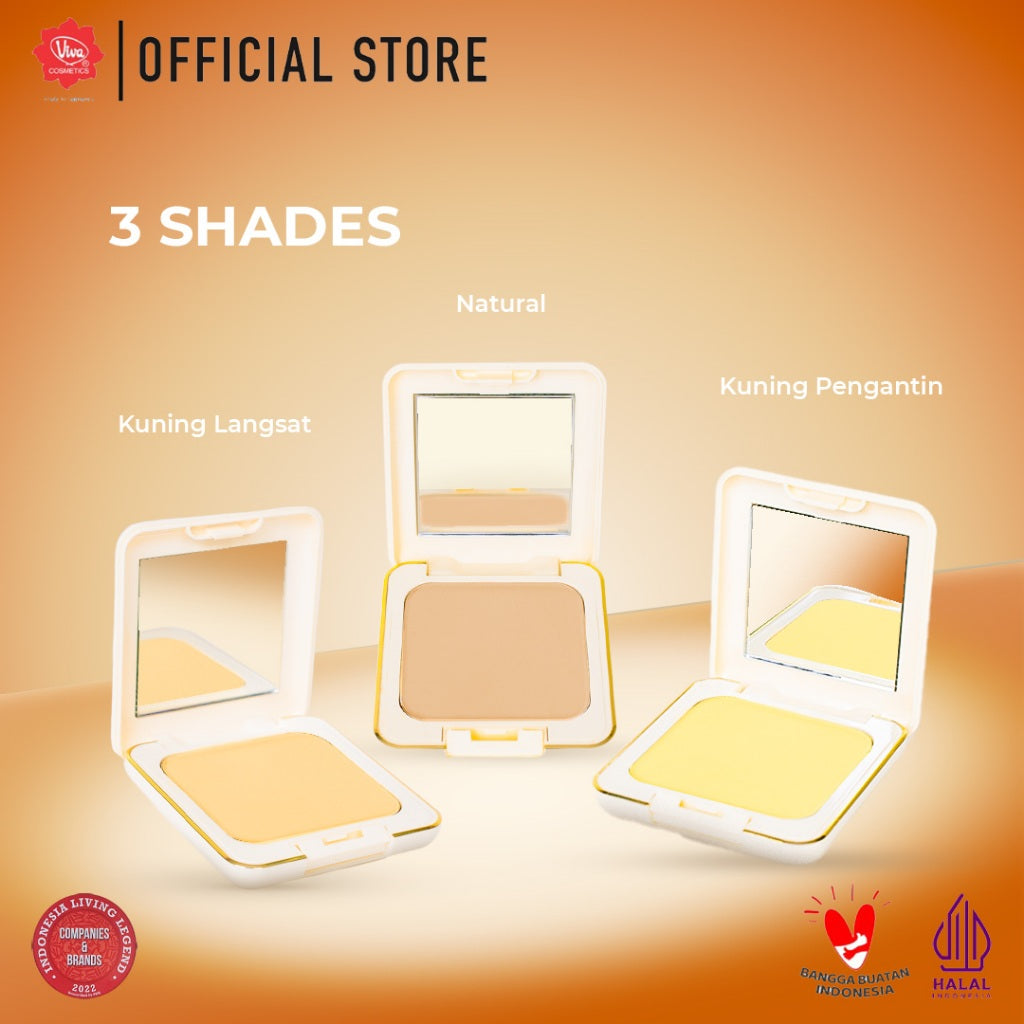 Viva Queen Compact Powder (tersedia 3 varian warna)