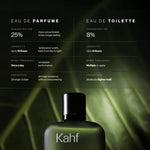 NEW LAUNCH EDP! Kahf Humbling Forest Parfum Series (Eau de Parfum 100 ml + Eau de Toilette 35 ml) - Fragrance EDP EDT Cedarwood, Oakmoss & Amber - Parfum Maskulin Pria Lokal Wangi Tahan Lama Woody Amber & Percaya Diri Seharian