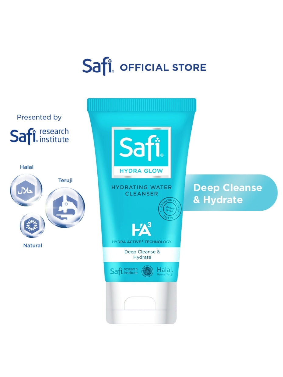 Safi Hydra Glow Hydrating Water Cleanser 125gr - Pembersih Wajah