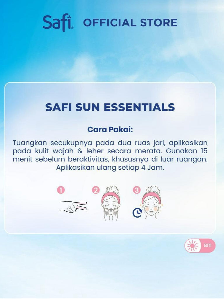 Safi Sun Essentials Daily Shield Sunscreen SPF 50+ PA ++++ 30 ml