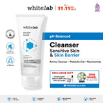 Whitelab pH-Balanced Facial Cleanser - Sabun Cuci Muka pH Seimbang untuk Kulit Normal Sensitif Kering Berminyak dengan Prebiotic Oat & Niacinamide [BPOM]