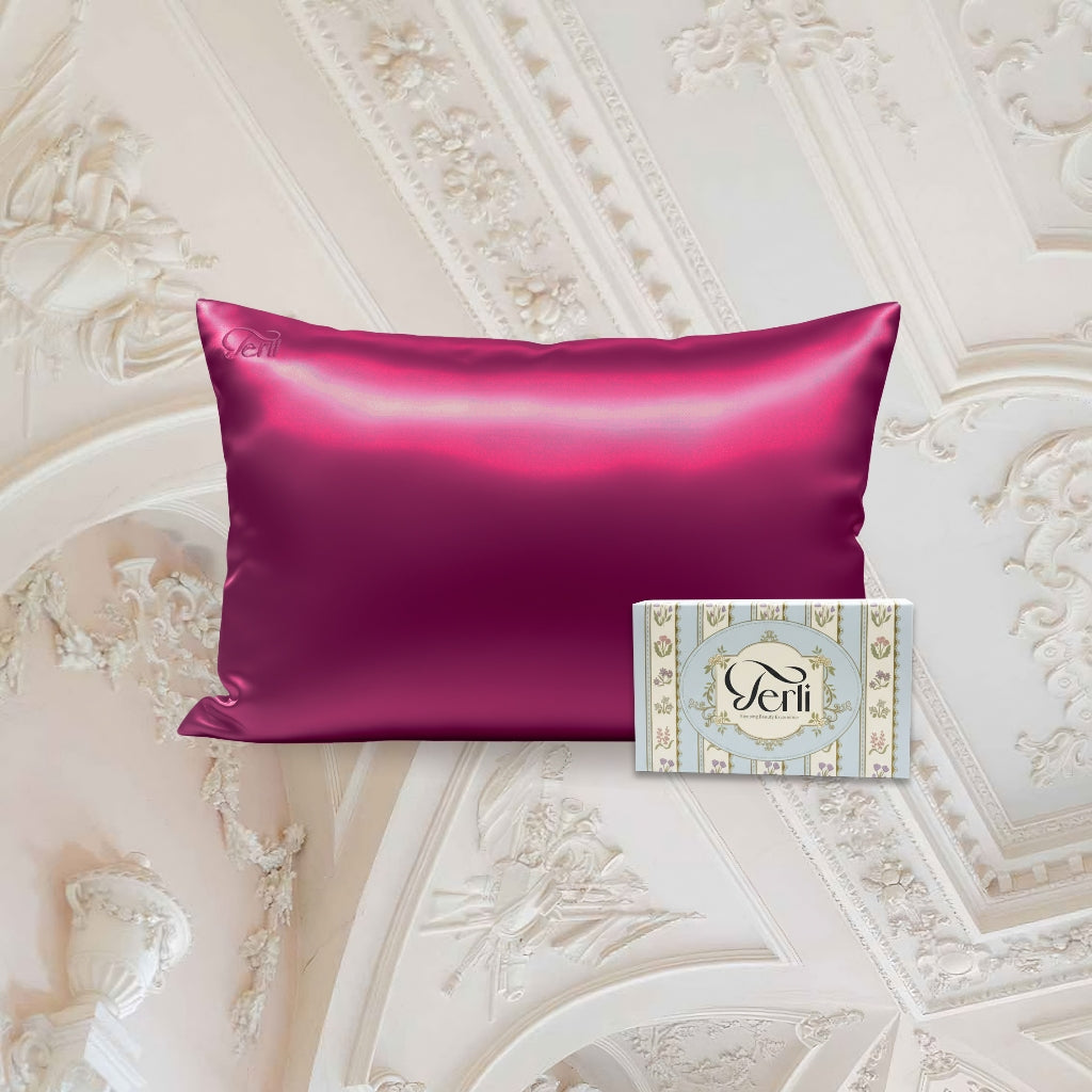 Sarung Bantal PREMIUM Satin Silk Terli Beauty Satin Silk Pillowcase Adem Halus Anti Jerawat Beauty Boost Pillowcase