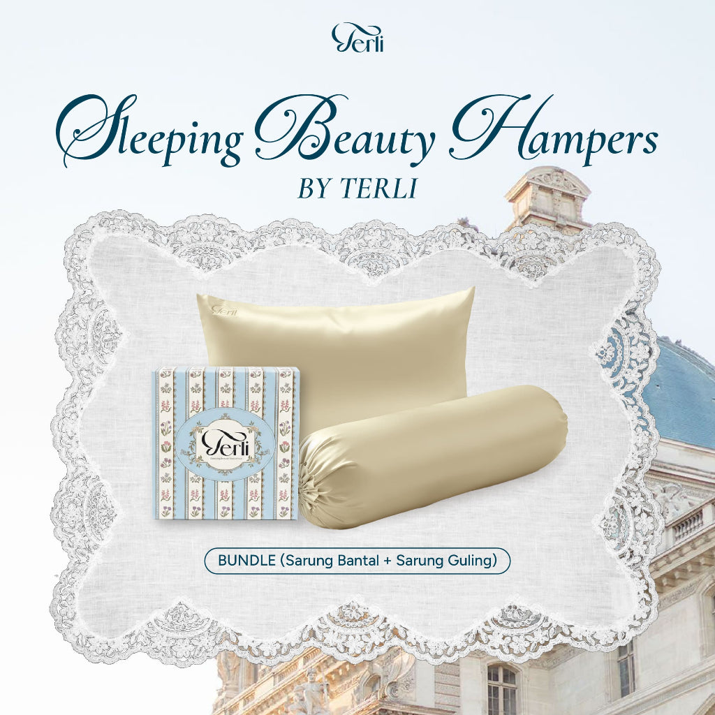 Hampers | Wedding Gift Set | Birthday Gift Set | BUNDLE Sarung Bantal dan Sarung Guling PREMIUM Satin Silk Terlibeauty