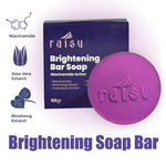 Raisu Brightening Soap Bar (Niacinamide) - Sabun Pencerah Kulit 1pc 50gr