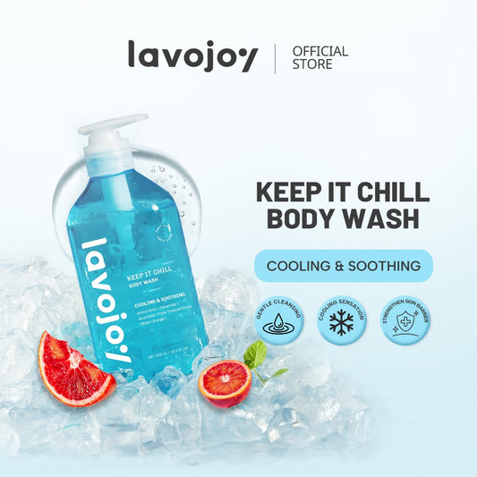 Lavojoy Keep It Chill Body Wash 300ml | Calm Down And Hydrate Skin | Sabun Mandi Cair | Sensasi Dingin | Menenangkan Kulit | Memperkuat Skin Barrier | Ceramide + Centella Asiatica + Mint Extracts