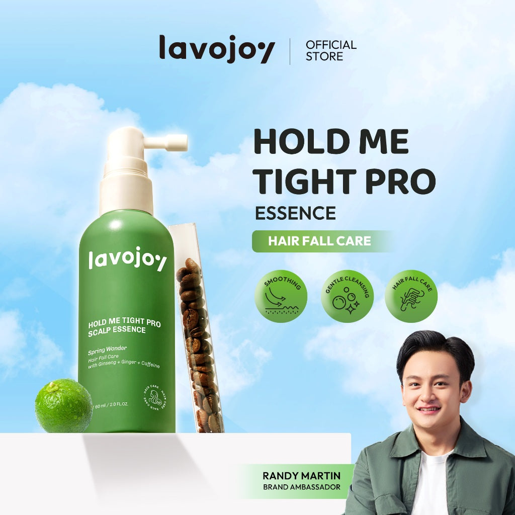Lavojoy Hold Me Tight Pro Scalp Essence Spring Wonder | Hair Shampoo | Shampo Rambut | Mengatasi Rambut Rontok Kebotakan | Perawatan Rambut Rontok | Memperkuat Akar Rambut | Perawatan Rambut Rontok Essence | Hair Tonic | Essence Ginseng & Jahe