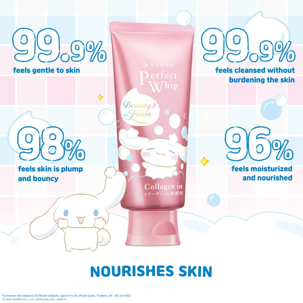 SENKA Perfect Whip Collagen In Cinnamoroll Edition 120gr