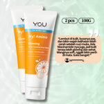 Y.O.U HY! Amino Facial Wash Series | Ac-Ttack | Glo-Win | Glowing Gentle | Contr-Oil | Bye-Byeteria Brightening | 2% Niacinamide | 1.5% BHA Fight Acne | 20% Centella