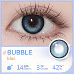 UYAAI softlens 14.5MM Minus 0.00 s/d -6.00 Mata Korea seri BUBBLE Sepasang LENSA KONTAK 6Bulan