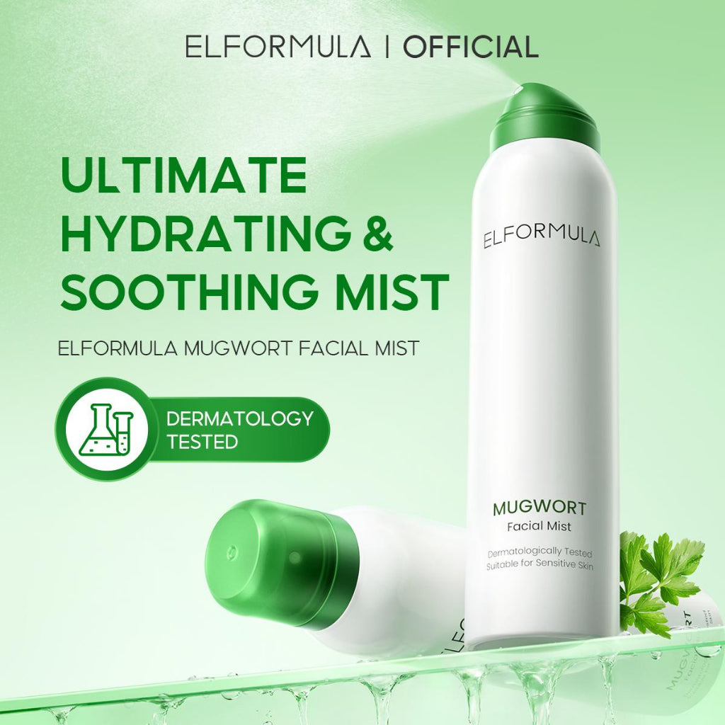 [ NEW LAUNCH ] ELFORMULA Mugwort Facial Mist - Facial Spray Menenangkan Menenangkan Kulit