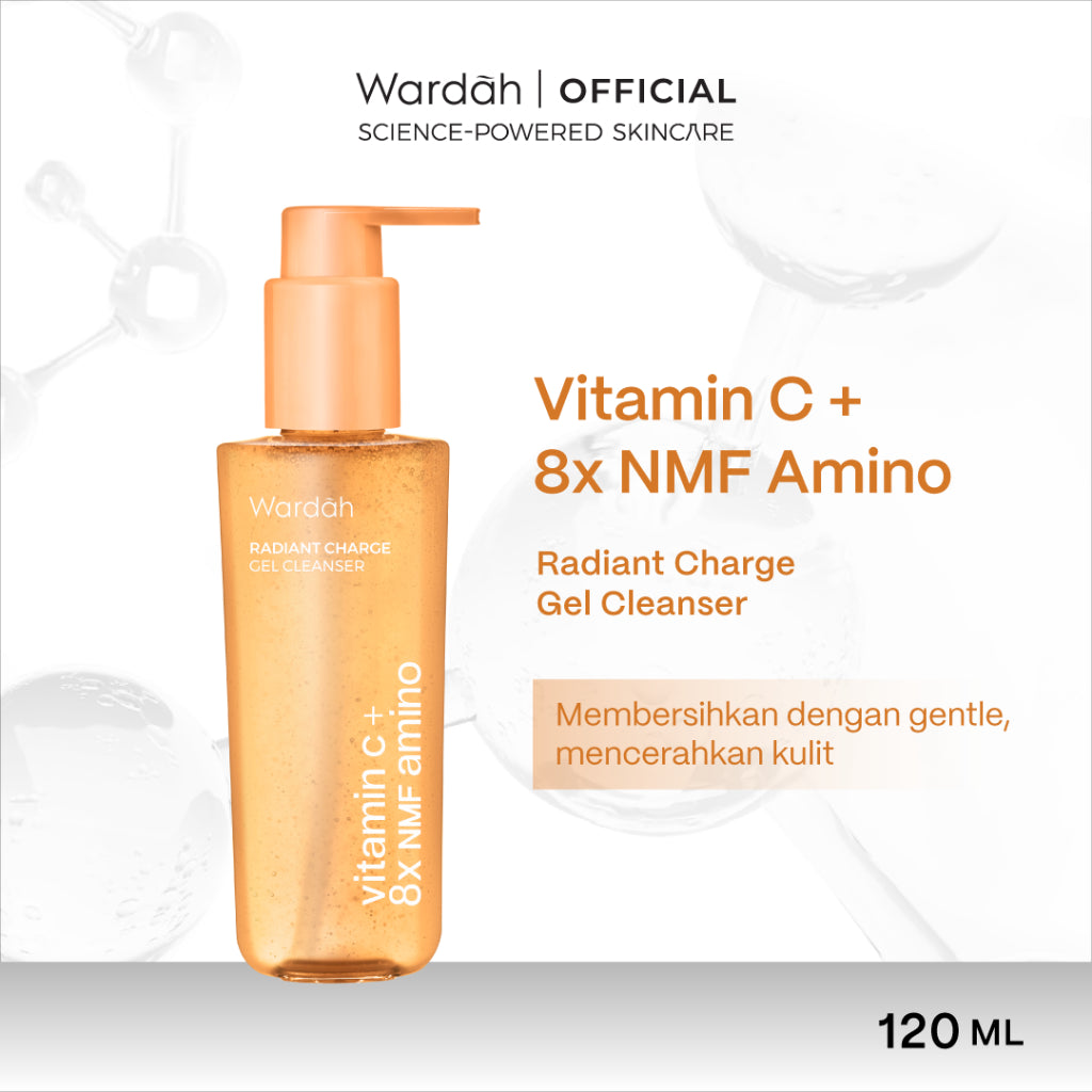 WARDAH Face Wash All Series Acnederm C Defense Lightening Perfect Bright Nature Daily Crystal Secret Renew You Hydra Rose NMF Amino Gel Cleanser Skincare